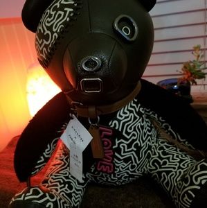 COACH LEATHER Teddy Bear